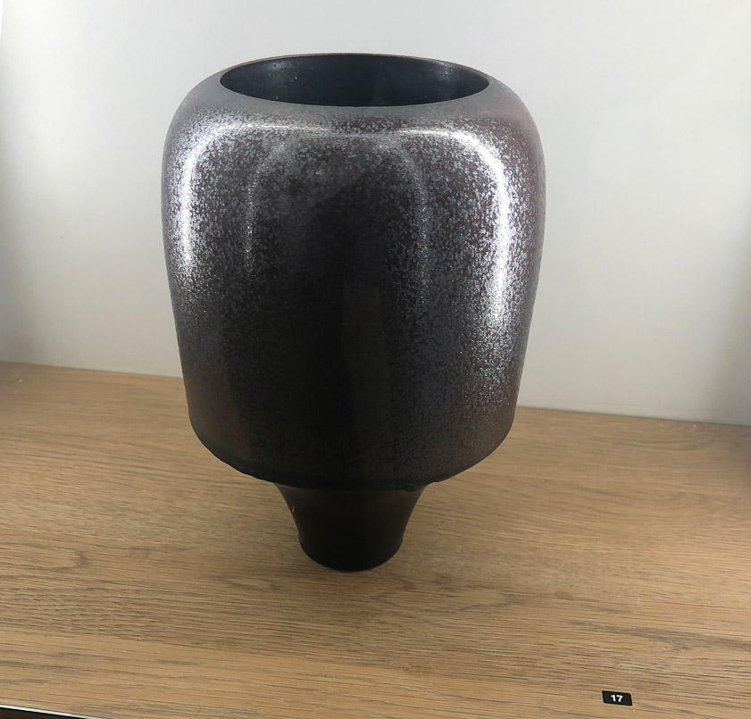 A double-wallled pot by Austrian potter Thomas Bohle that we bought at Contemporary Ceramics on Great Russell Street.