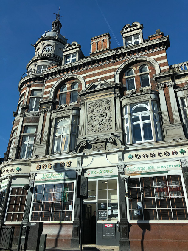 En route to the British Library we passed this ornate pub on Junction Road near Tufnell Park tube station.