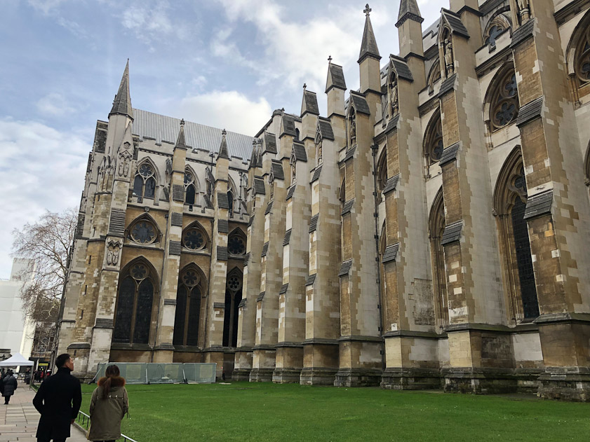 The north side of the nave and north transept.
