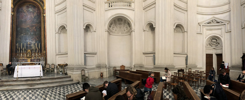 A panorama of the interior.