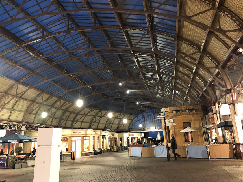 The trains shed dates from the 19c.