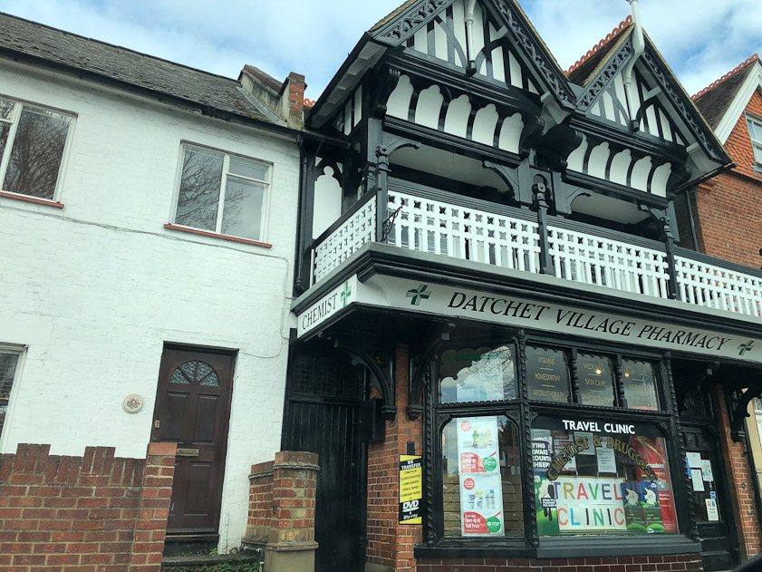We passed through some picturesque towns en route by Uber to Heathrow.