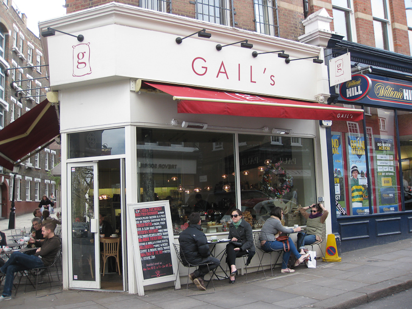 Bakery cafe in Camden after visiting Fenton House