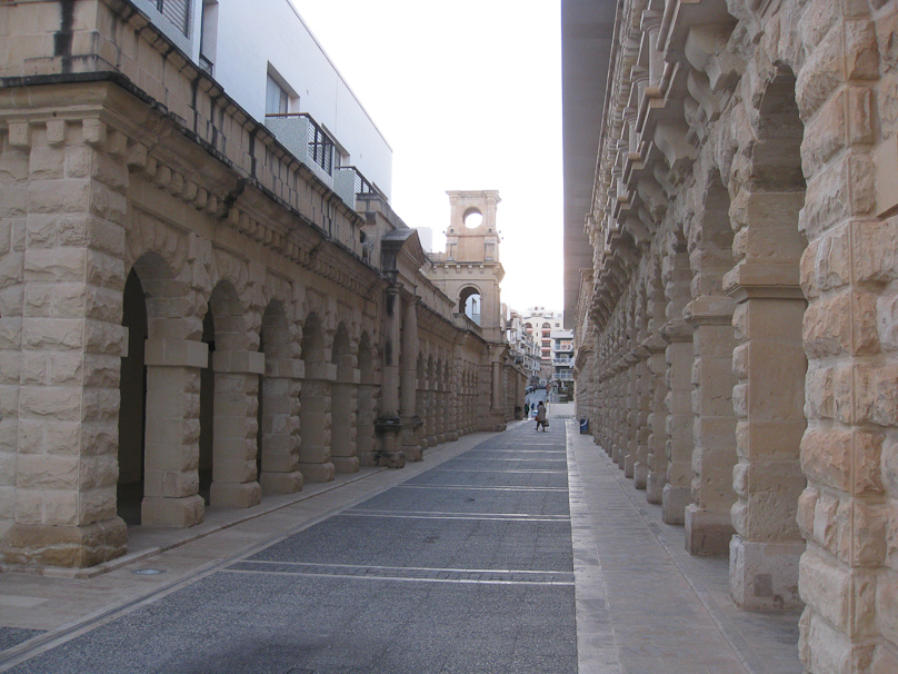 More reused arcades at the Fort Tigne point.