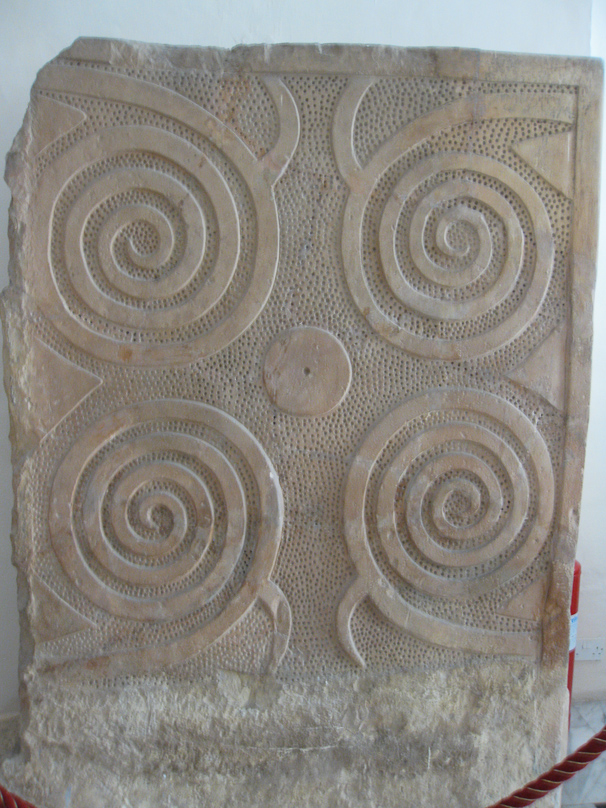Decorative screen from Tarxien Temple.