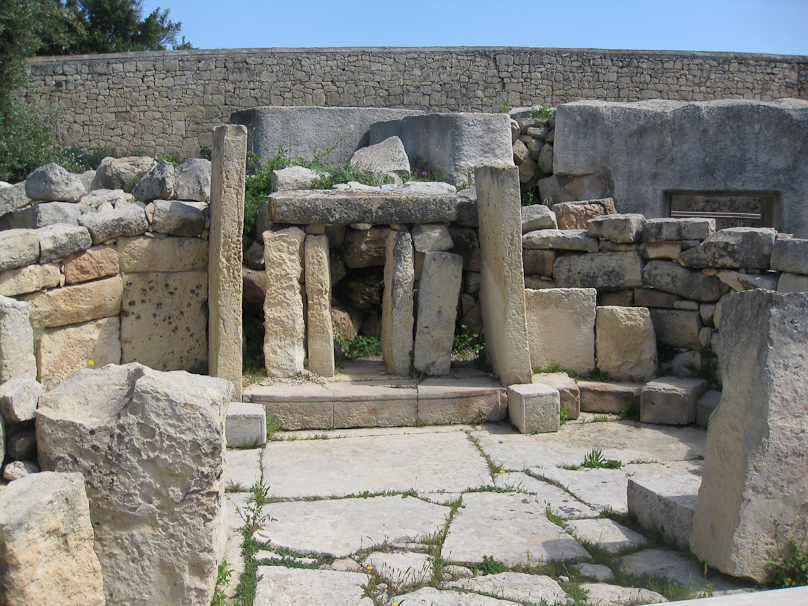 A structure at Tarxien known as an 