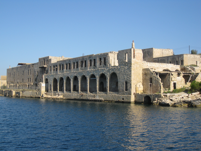 Historic buildings on Manoel Island, between Sliema and Valetta.