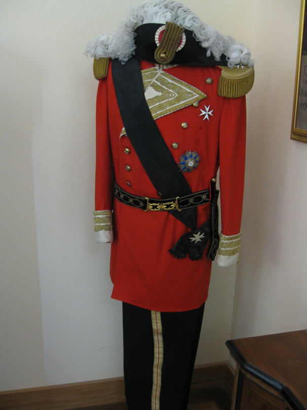 Uniform of a Knight of St. John of Malta.