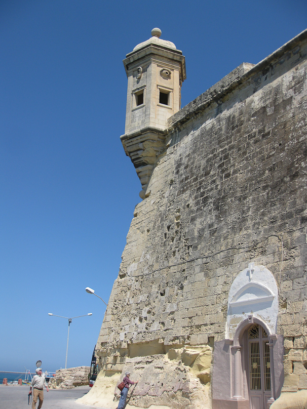 A lookout post at Fort St. Michael