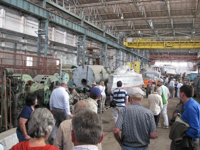 The former boiler shop on Senglea has become a repository for old mechanical stuff. Professor Ghirlando said this building may become the industrial heritage museum of Malta.