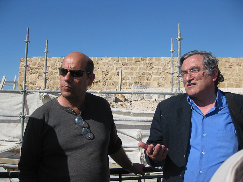 On the left, a restoration contractor; on the right, Robert Ghirlando, engineering professor at Malta University, twice chairman of the Malta energy company, and opener of multiple doors for the SIA tour. He was with us every day of the tour.