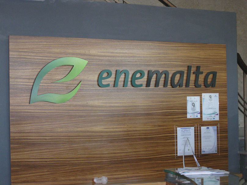The energy company for Malta is called Enemalta. This photo proves it.