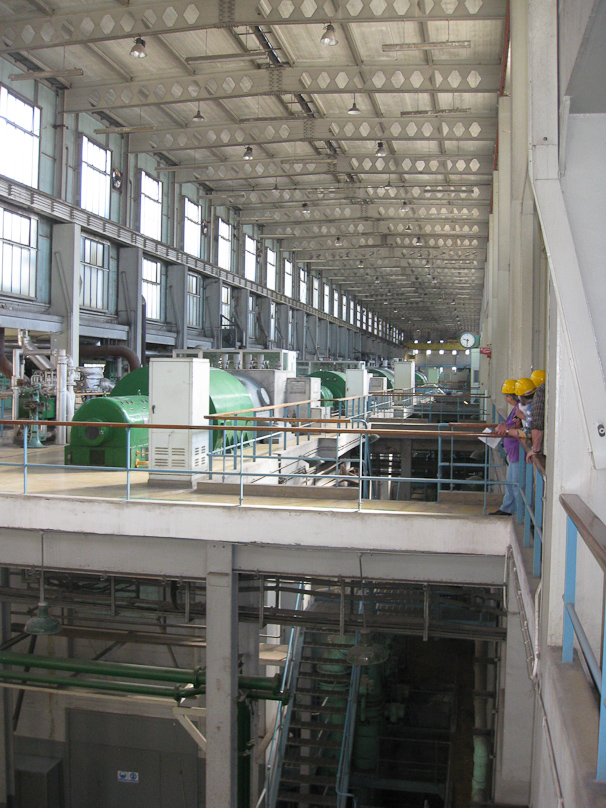 This is the Marsa Power Plant at the end of the Grand Harbor that is being decommissioned. There is a row here of seven turbine-generator sets of age ranging from 1956 to 1970, all used by other companies before coming to Malta.