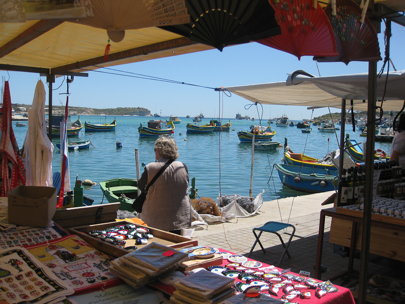 We had lunch at M'Xlokk Fishing Village at Marsaxlokk, on the southeast tip of Malta