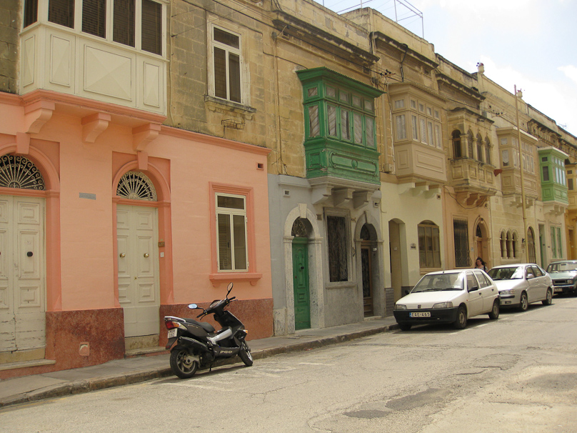 A street in Paola near Tarxien Temples.