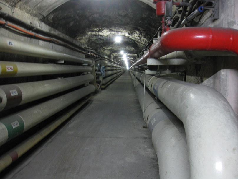 This tunnel goes to Marsaxlokk, a port on the southeast tip of Malta which we visited on another day for lunch.