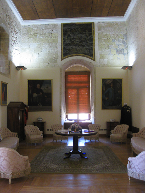 Drawing room in the residence.
