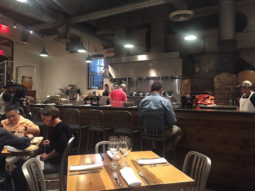 We ate dinner at the City House restaurant. All the reserved tables were taken, but there were ample places for walk-ins.