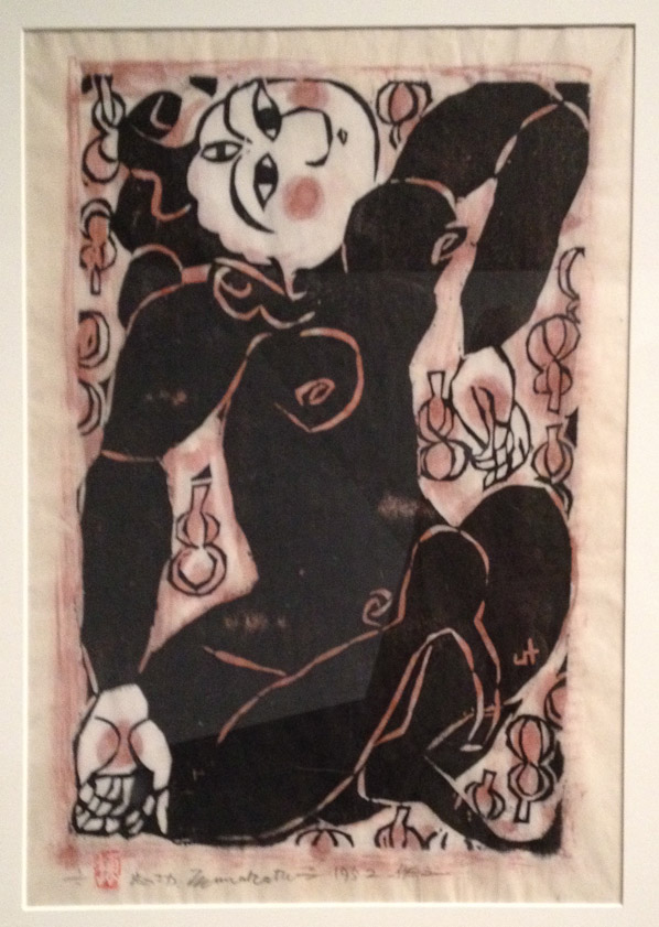 A Buddhist goddess by Shiko Munakata