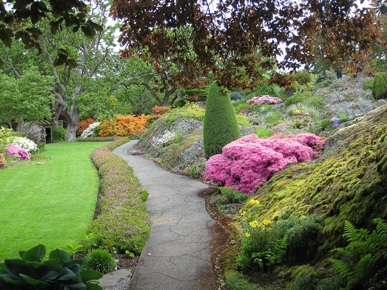 Abkhazi Garden in Victoria was the most impressive garden we saw on the trip. It was small but stunning.