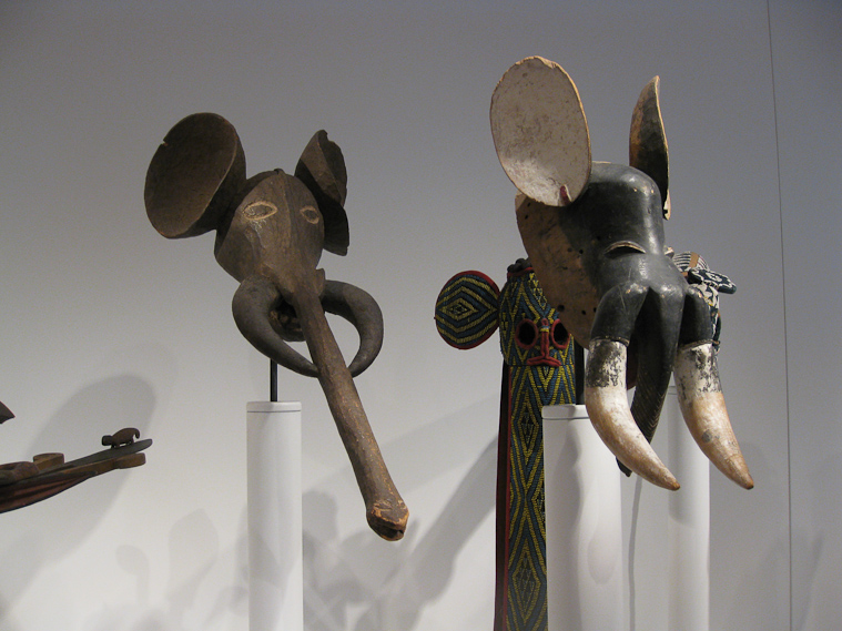 More African masks at SAM.