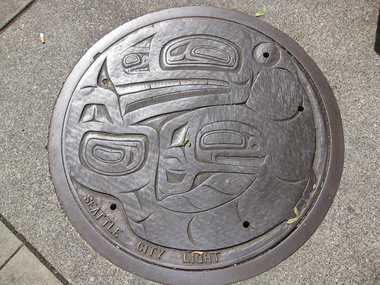 Seattle manhole cover