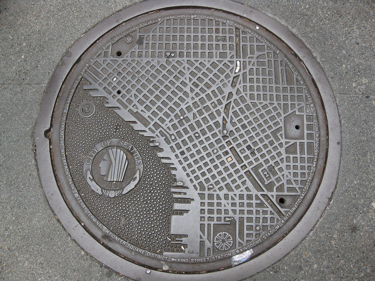 Seattle manhole cover