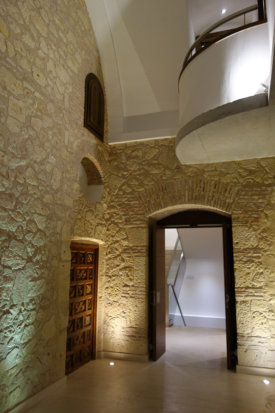 The interior of the Eurostars Convento Capuchinos. It was a converted convent.