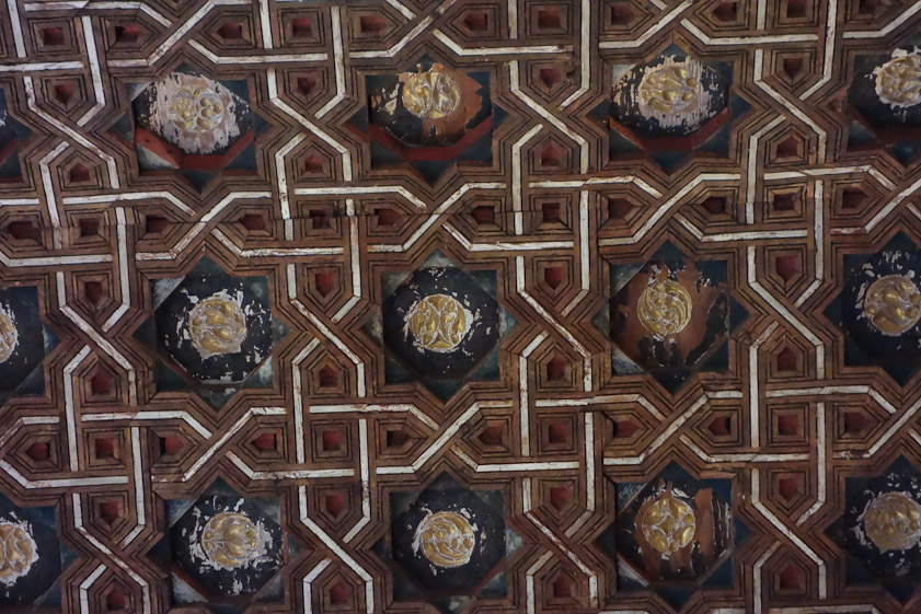 Ceiling in the cloister.