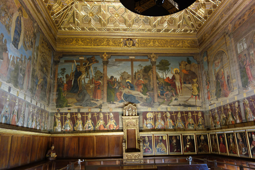The Chapter House has portraits of all the bishops of Toledo.