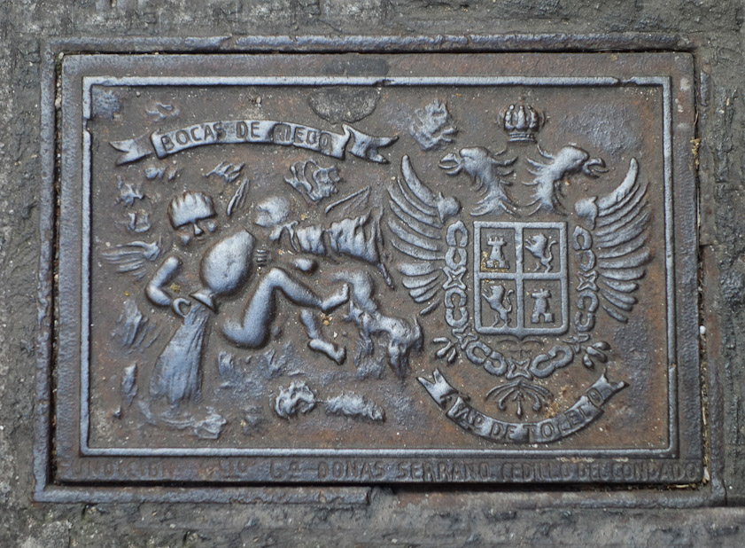 Manhole cover in Toledo. It may have something to do with water supply.