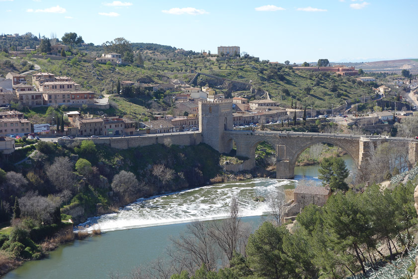 Downstream is a Roman bridge, the Puente de San Martin.