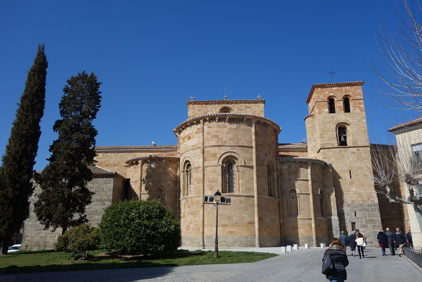 The east end of San Pablo, just east of the walls of Ávila.