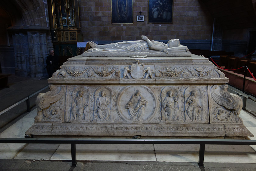 The tomb of Prince Juan (1478-97), son of Isabella and Ferdnand, was made in 1512, and is in the east end of the church.