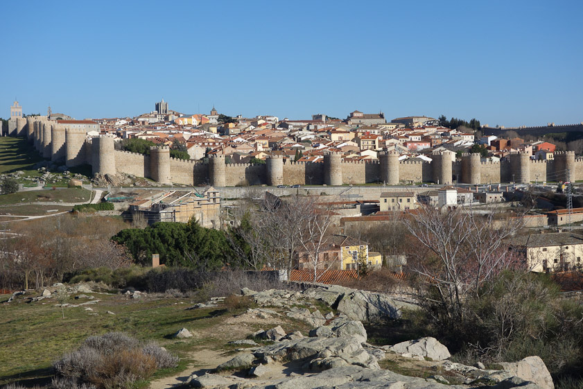 We took a bus ride around Ávila to get this view of the walled city.