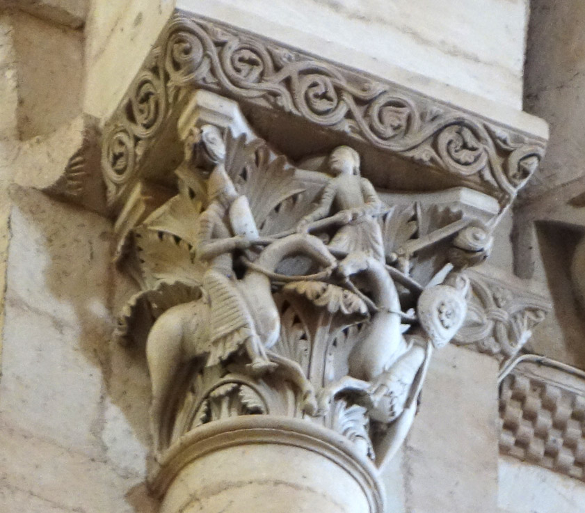 Another capital in Salamanca Old Cathedral