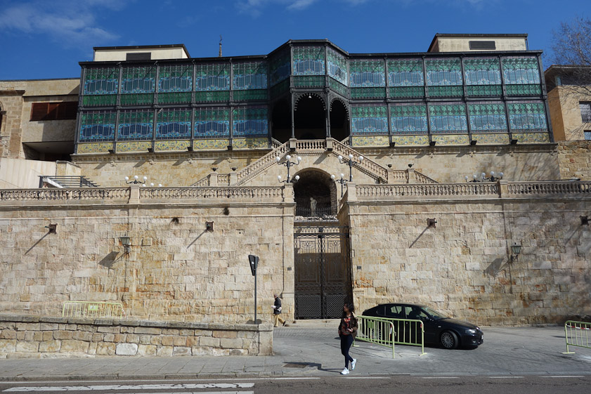 The Hotel Rector is across the street from this: Casa Lis, built in 1906 as a home for Miguel de Lis, and now the Museo Art Nouveau y Deco.