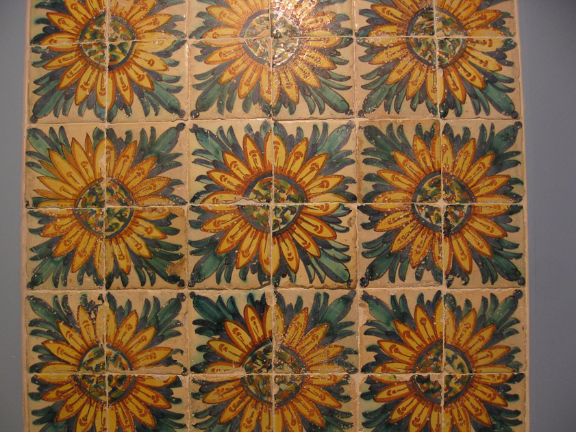 18c tiles (azulejos) from Valencia.
