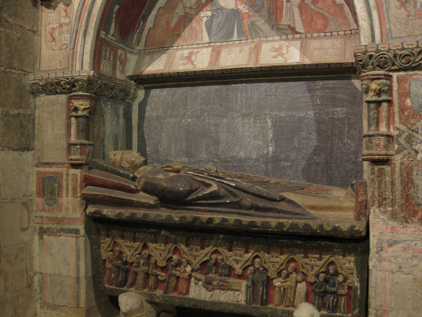 Tomb in La Capilla de San Martín, in the northwest corner of Salamanca Old Cathedral