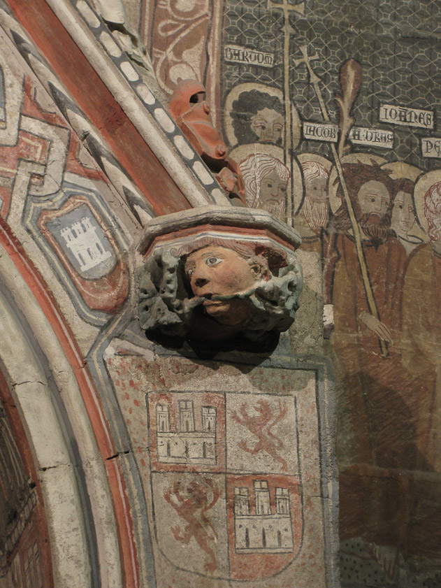 Detail in La Capilla de San Martín.