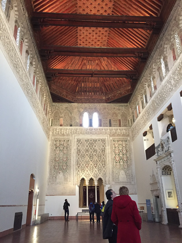 The next day we visited the Synagogue El Transito, built in 1356 by the Jewish treasurer of King Peter.
