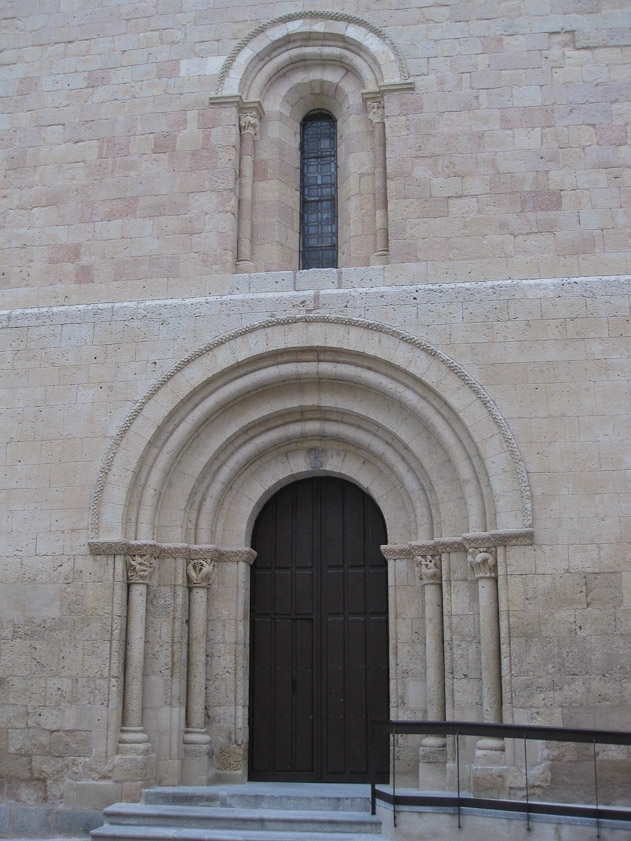 The west front of Santísima Trinidad is simple.