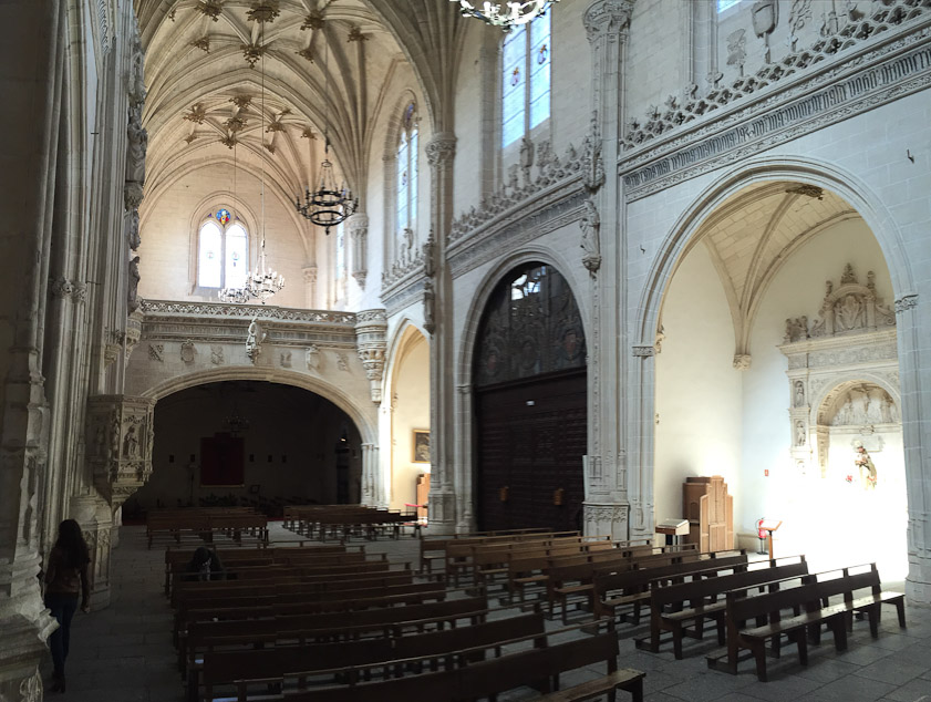 The west end of the church.