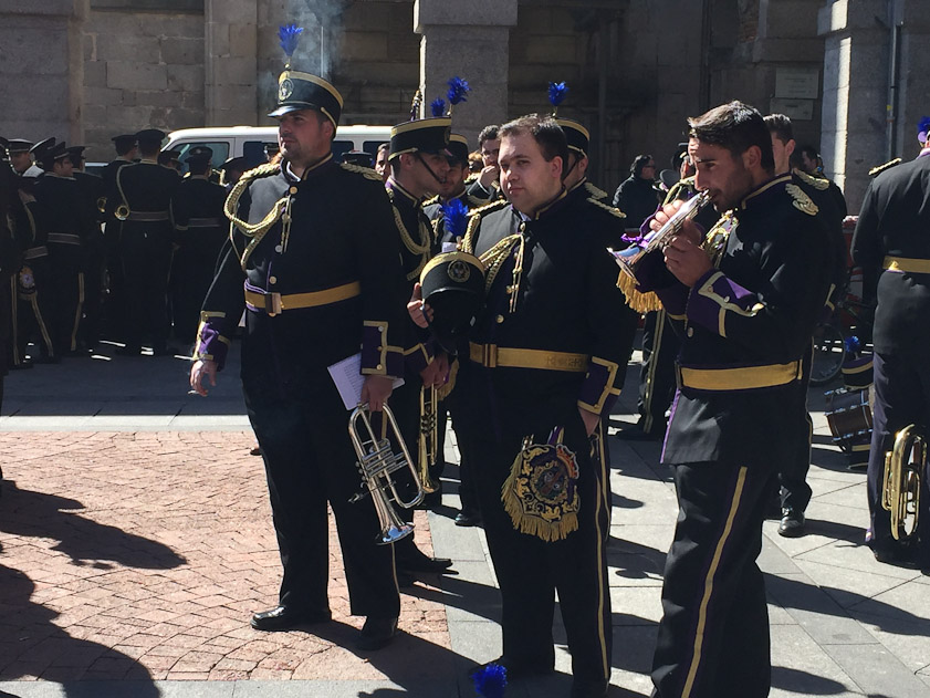 The instruments were mostly brass and drums.