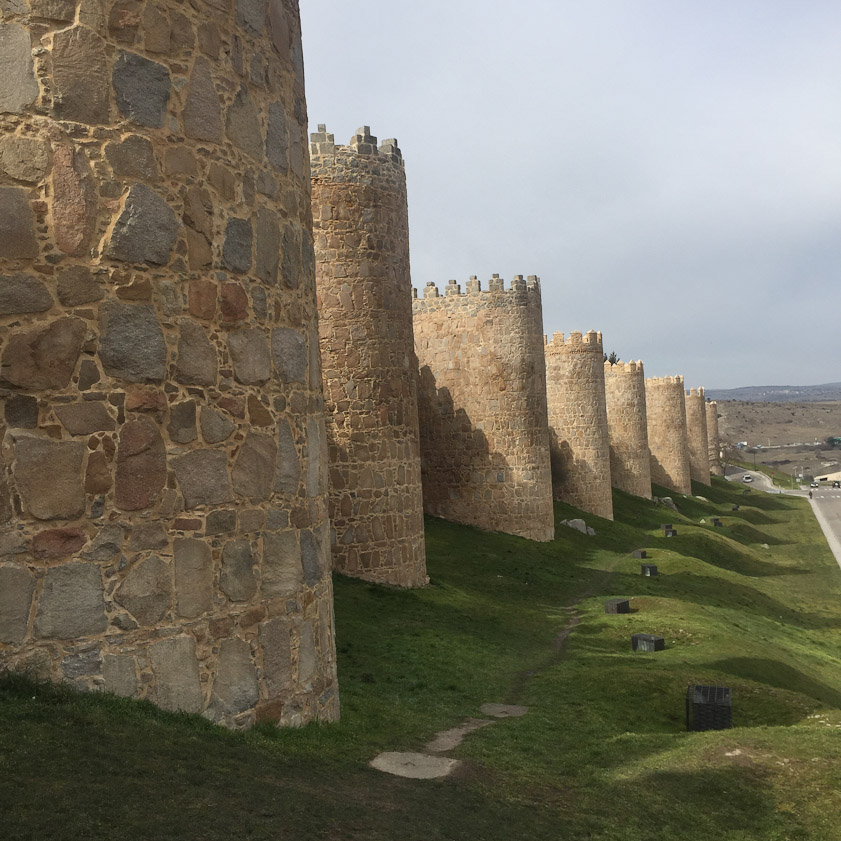 Western walls of Ávila.