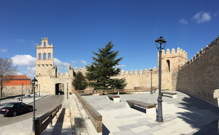 The Ávila city walls near the Parador, where we stayed.