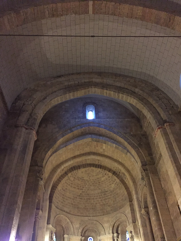 Romanesque interior of Santísima Trinidad.