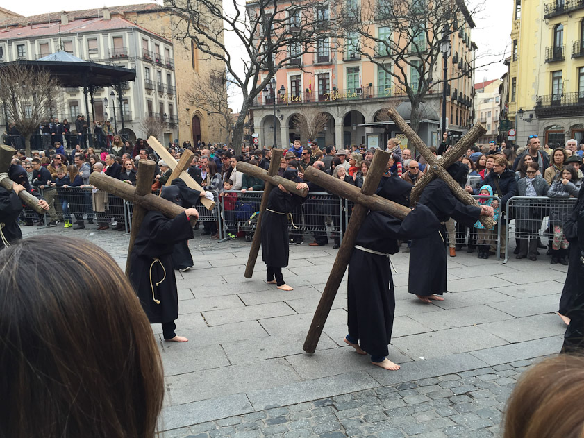 Penitents part of te same procession.