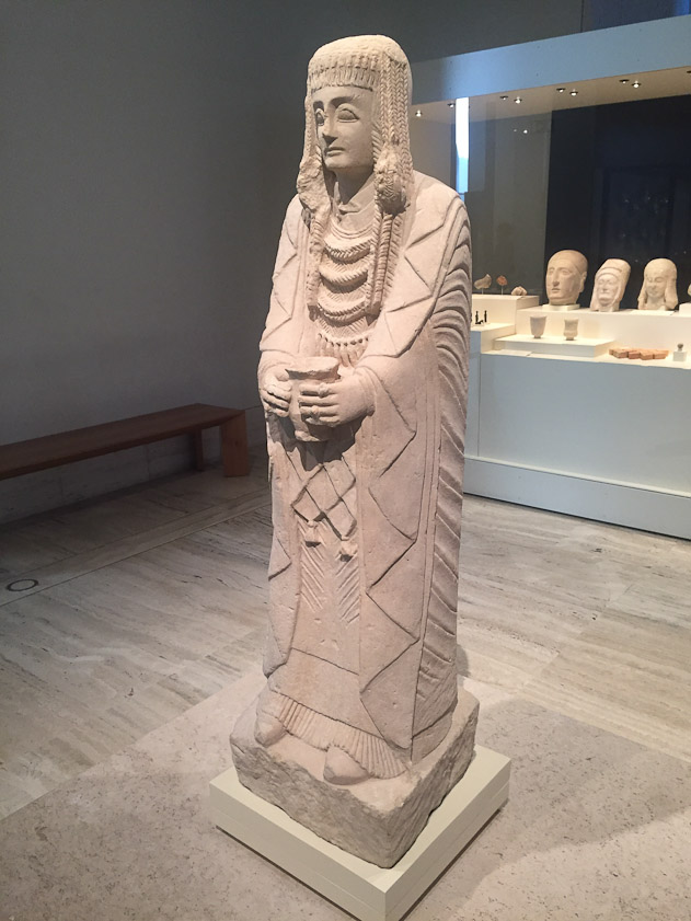 A limestone standing 