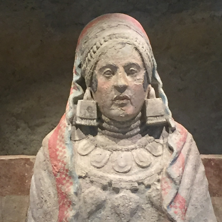 She has not been idealized like the Dama de Elche.